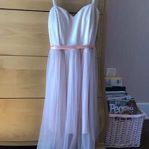 Blush pink semi formal dress